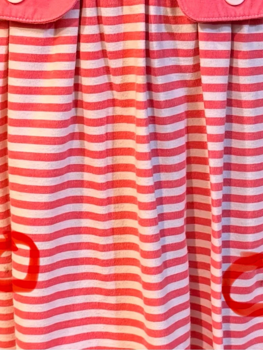 Lot of 3 Girls Dresses Sizes 5 & 6 Striped Polka Dot Floral Pink/Black/White